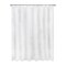 Kenney Mfg Medium Weight Decorative PEVA Shower Liner, 70" W x 72" H, Geo Frost KN61267 - alternate 1